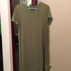 Mossimo green T-shirt dress size large